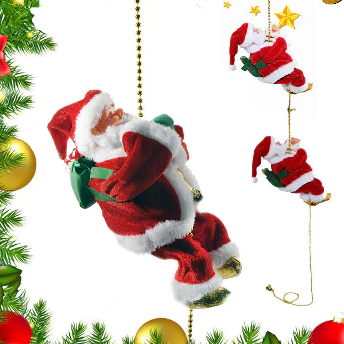 ( 🎉Promozione Natale anticipato - SCONTO DEL 69% 🎄 )Corda da arrampicata musicale di Babbo Natale [Acquista 1 e ricevi 2 oggi stesso]